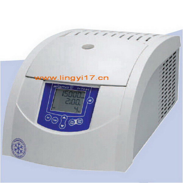 德國(guó)Sigma 1-14K小型臺(tái)式高速冷凍離心機(jī)，最高轉(zhuǎn)速：15000轉(zhuǎn)/分鐘，最大容量：24&times;2.2mL